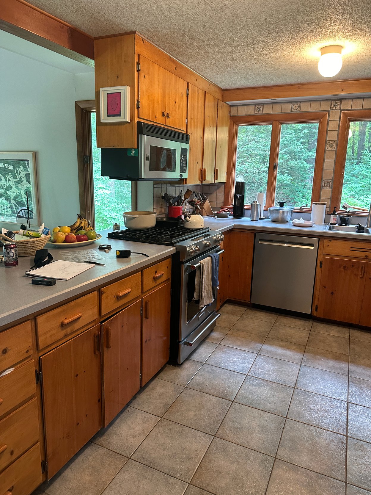 Contemporary | Mid Century | Organic Outdoor Kitchen Remodel in Hollis, NH by Blackdog Design/Build/Remodel project photo 10