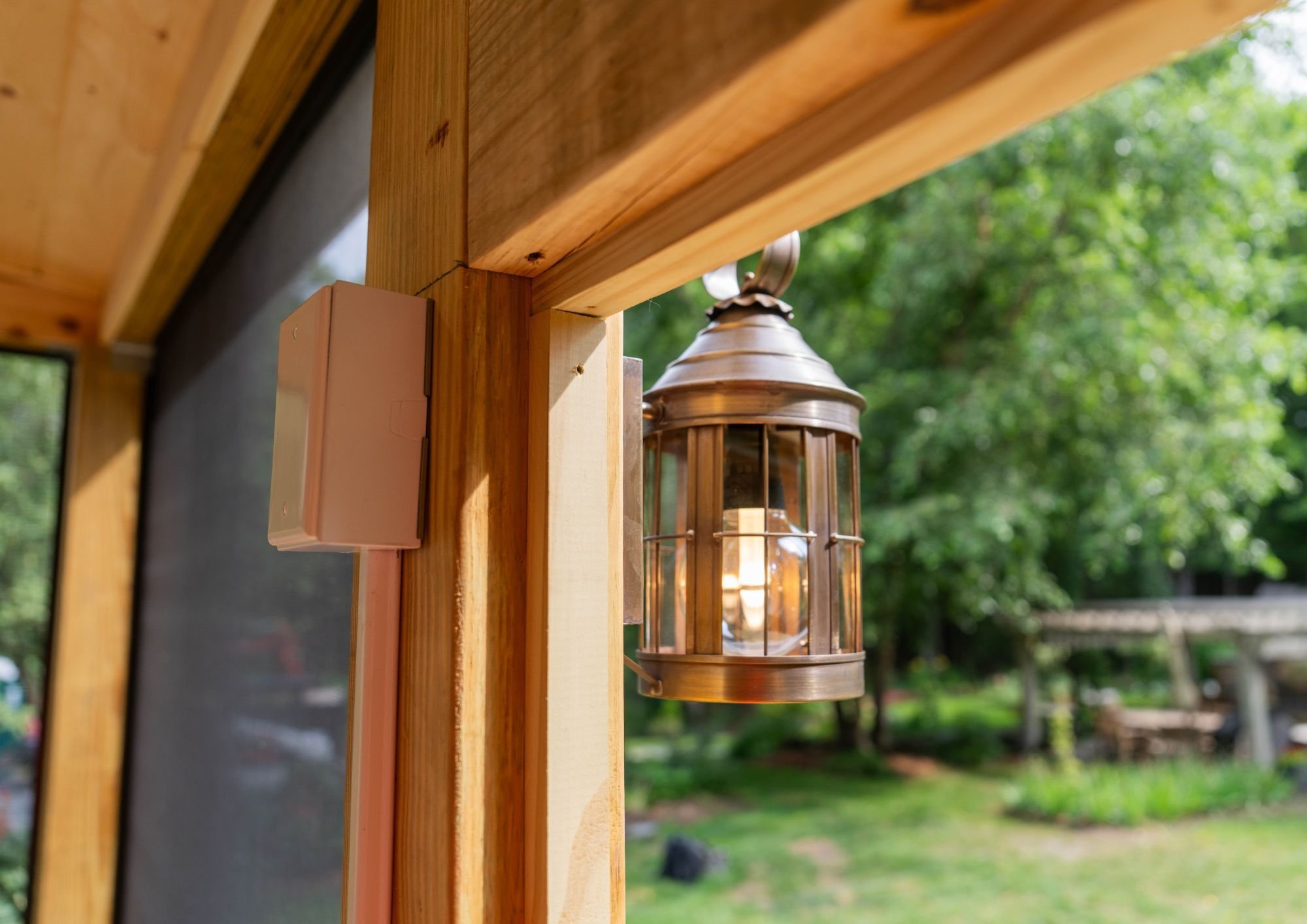 Exterior Detail Shot, Deck to Screened-in Porch "After" | Blackdog Home Services