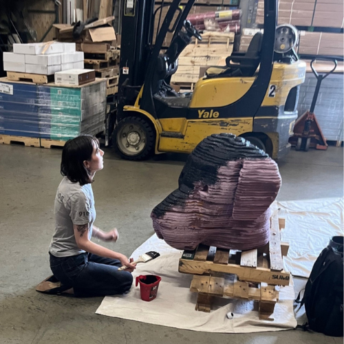 "Finishing Work" of Moose's Making - Painting