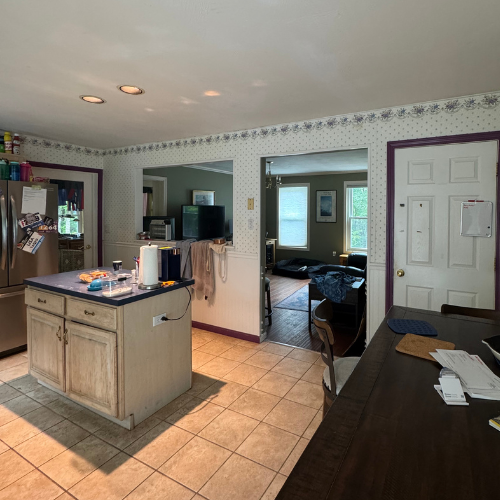 Kitchen Side Angle - Before Renovation