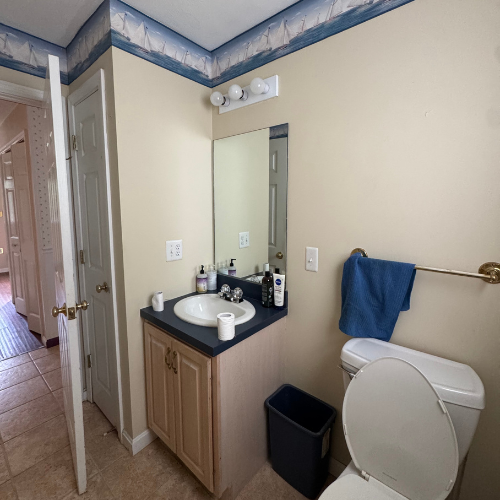 Powder Room - Before Renovation
