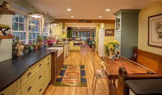 Whimsical Folk Art Style Kitchen