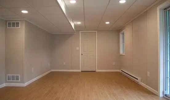 Basement finishing drywall repair