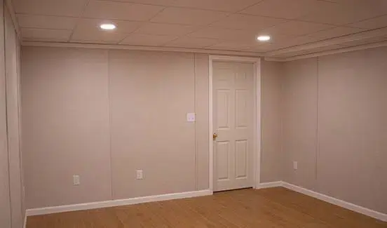 Basement finishing drywall repair